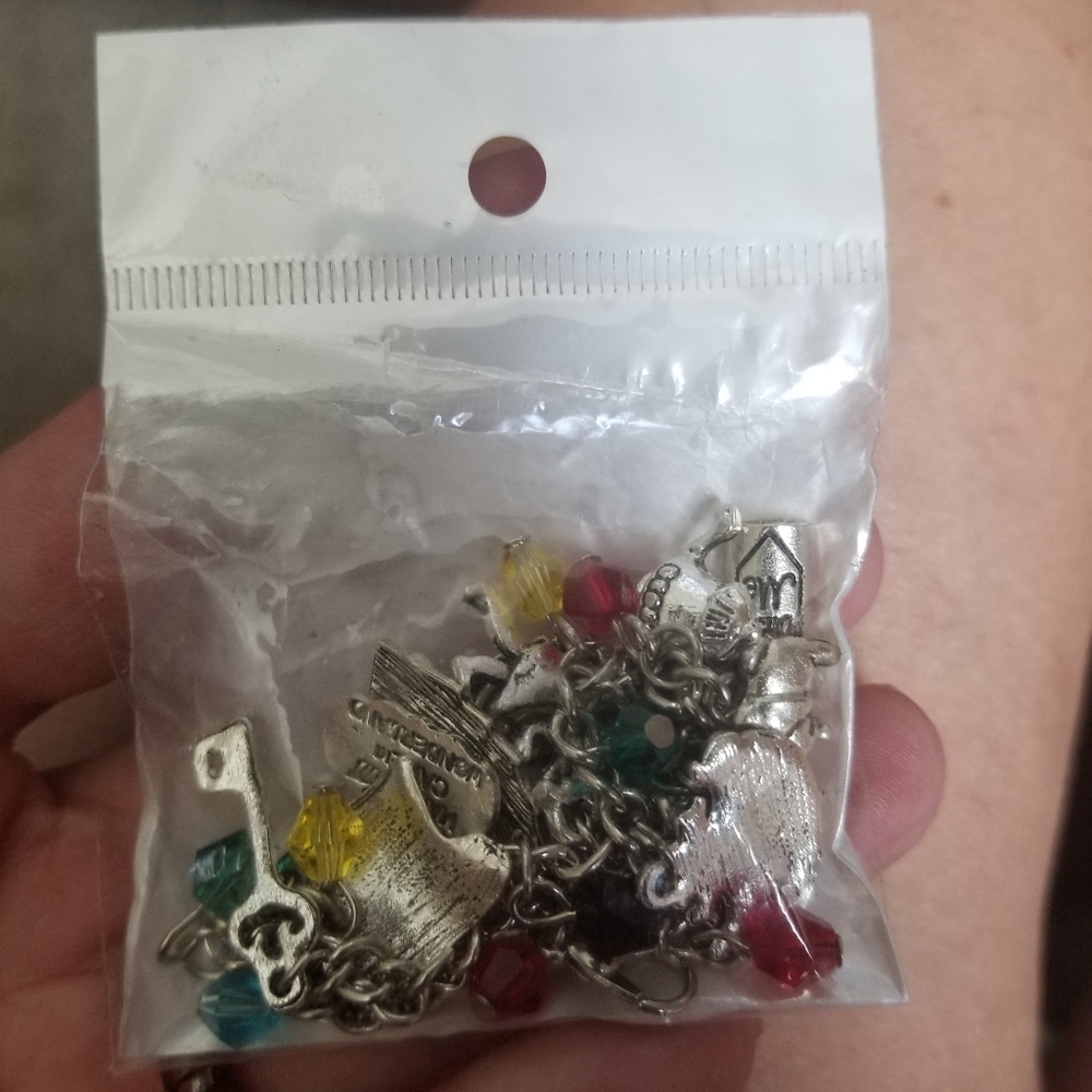 Alice in Wonderland charm bracelet.